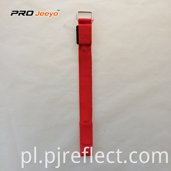 Reflective Red Zebra Print Webbing Armband Wb Mbw002